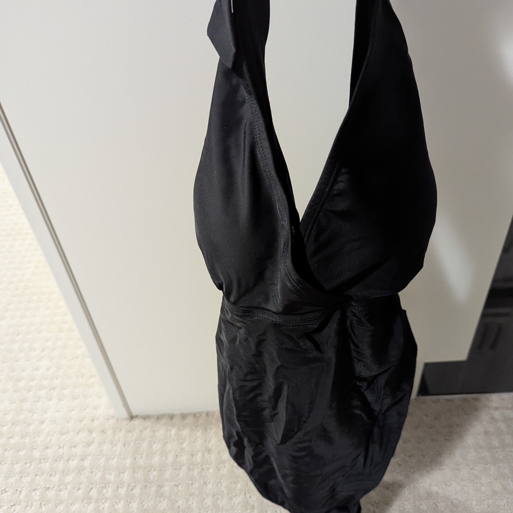 Motherhood Maternity Black One Piece Swimsuit
